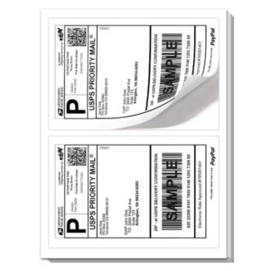 RC3) 800 Premium Rounded Corners Labels 8.5x5.5-0