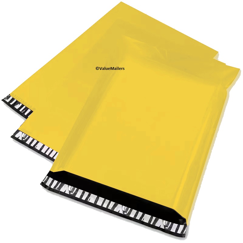 Yellow Poly Mailers