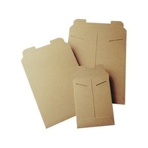 100 - 9 x 11.5 Stayflats Kraft Tab Locking Mailers