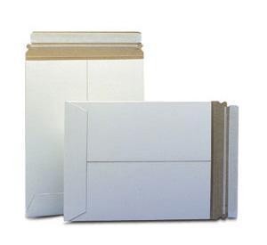 100 - 6" X 8" Stayflats Plus White Mailers