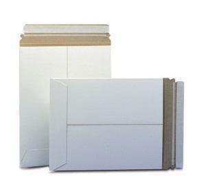 100 - 7" X 9" Stayflats Plus White Mailers