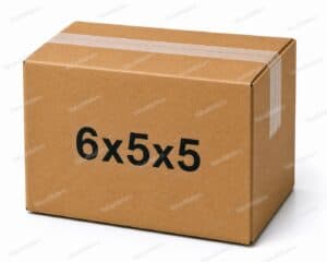 6x5x5 kraft corrugated shipping box from ValueMailers