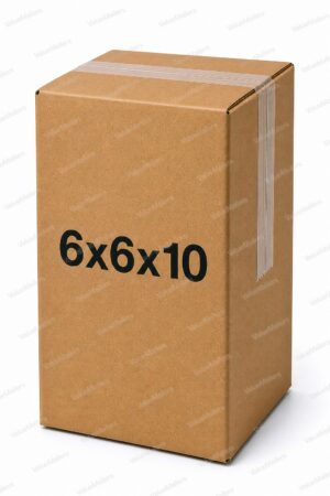 6x6x10 kraft corrugated shipping box from ValueMailers