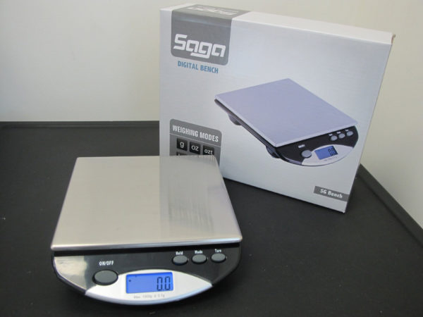 Saga 1000gx0.1 oz Digital Jewelry Scale