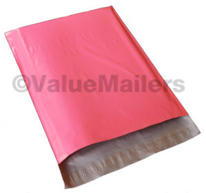 100 14.5x19 Pink Poly Mailers-0