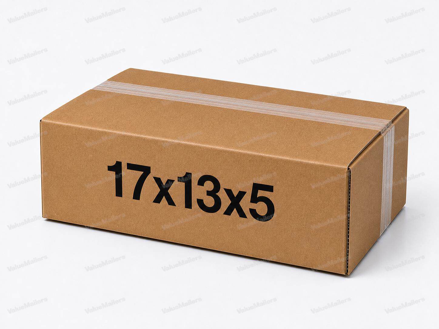 17x13x5 32 ECT kraft corrugated shipping box from ValueMailers