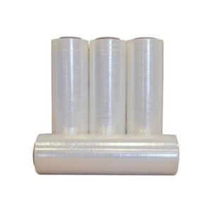 4 Rolls Hand Stretch Wrap Shrink Film Banding 18" x 1500' 12 Micron