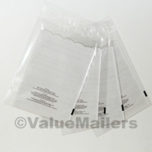 13" x 15" CLEAR OPP CELLO SUFFOCATION WARNING BAGS