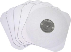 100 paper record sleeves
