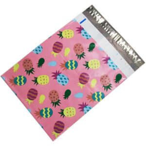 10x13 Pink Pineapple Poly Mailers