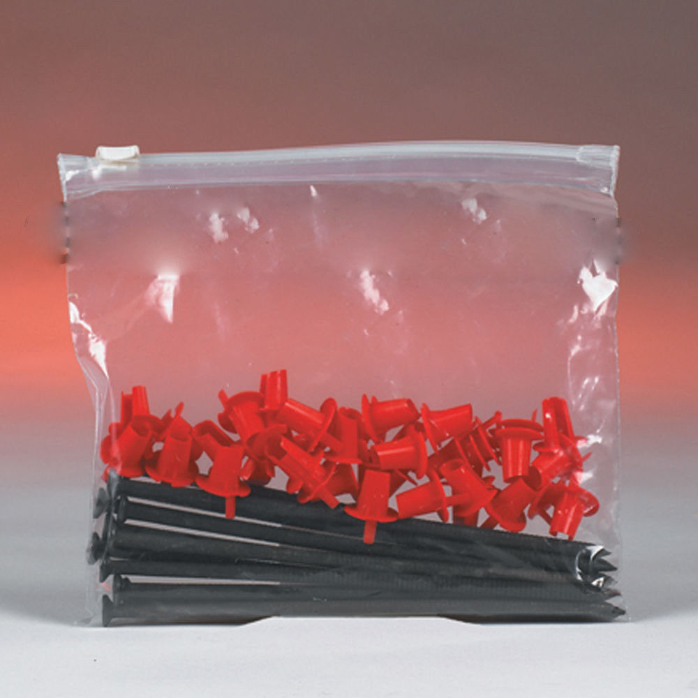 100 Seal Top bags Zip Lock Top. 9" × 12" 2 Mil Poly Bags 