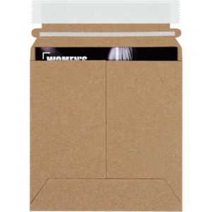 200 - 6" x  6" Stayflats Plus Kraft Mailers