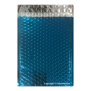 250 #0 Glamour Blue Metallic 6x10 Bubble Mailers