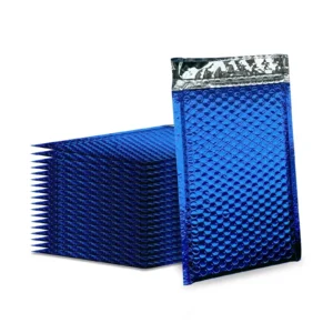 250 #0 Glamour Blue Metallic 6x10 Bubble Mailers