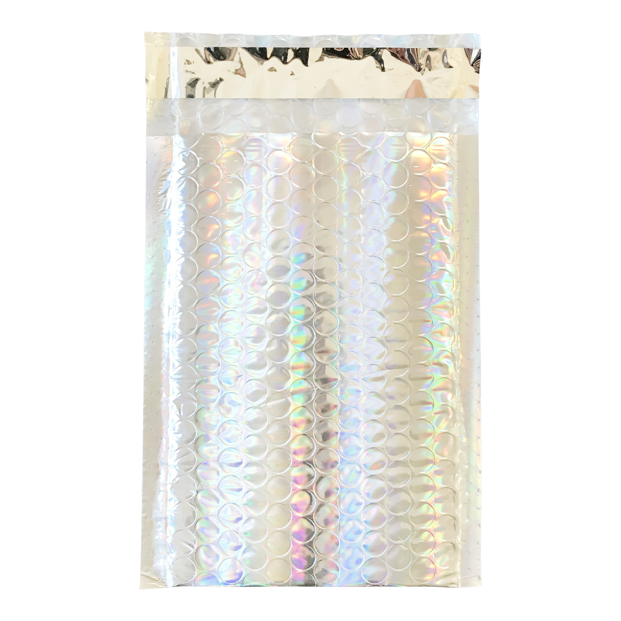 Holographic clearance bubble mailers