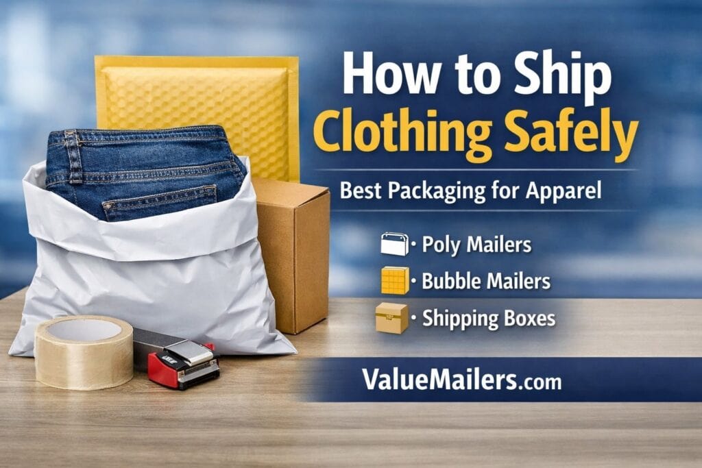 how to ship clothing