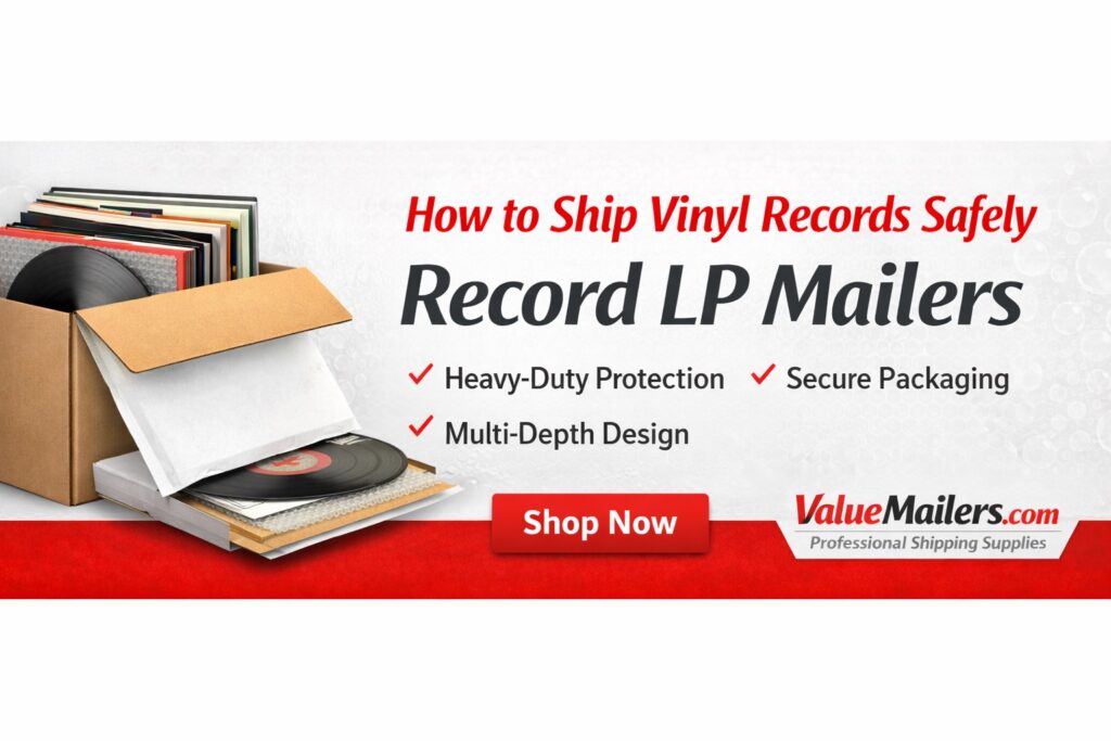 How to ship vinyl records safely
