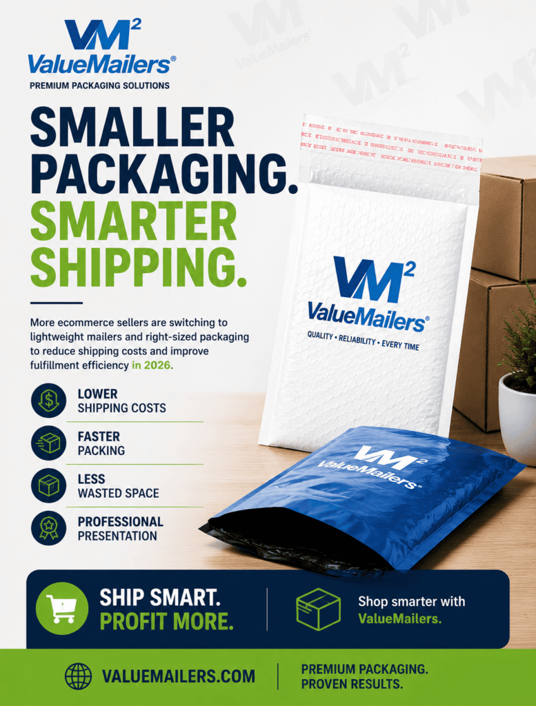 Smaller Packaging. Smarter Shipping