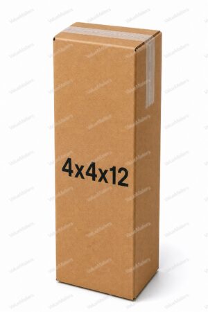 4x4x12 kraft corrugated shipping box from ValueMailers