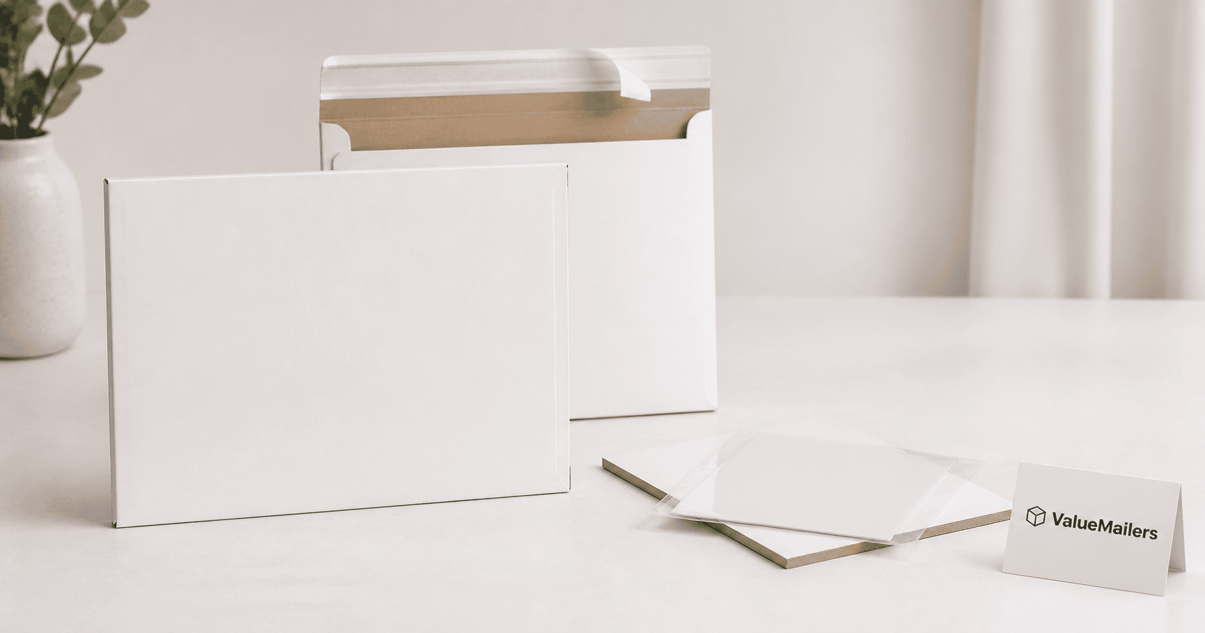 ValueMailers 7 x 9 rigid flat mailers for prints and documents